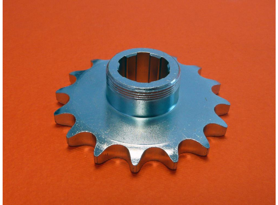 16 teeth sprocket, chain  thread 428 for Ducati Mark3 and Ducati Desmo 350cc