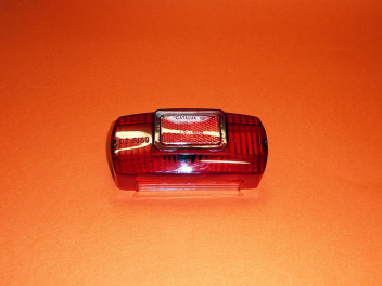 Plastic lens for taillight rectangular in aluminium Ducati narrow and wide case