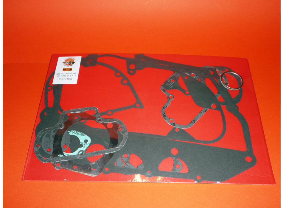 Gasket  set engine for all Ducati wide case models 250cc and 350cc