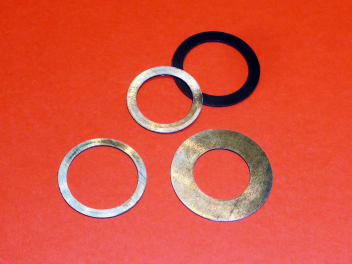 Kick start shaft thrust washers, steel C 72 for all Ducati wide case engines