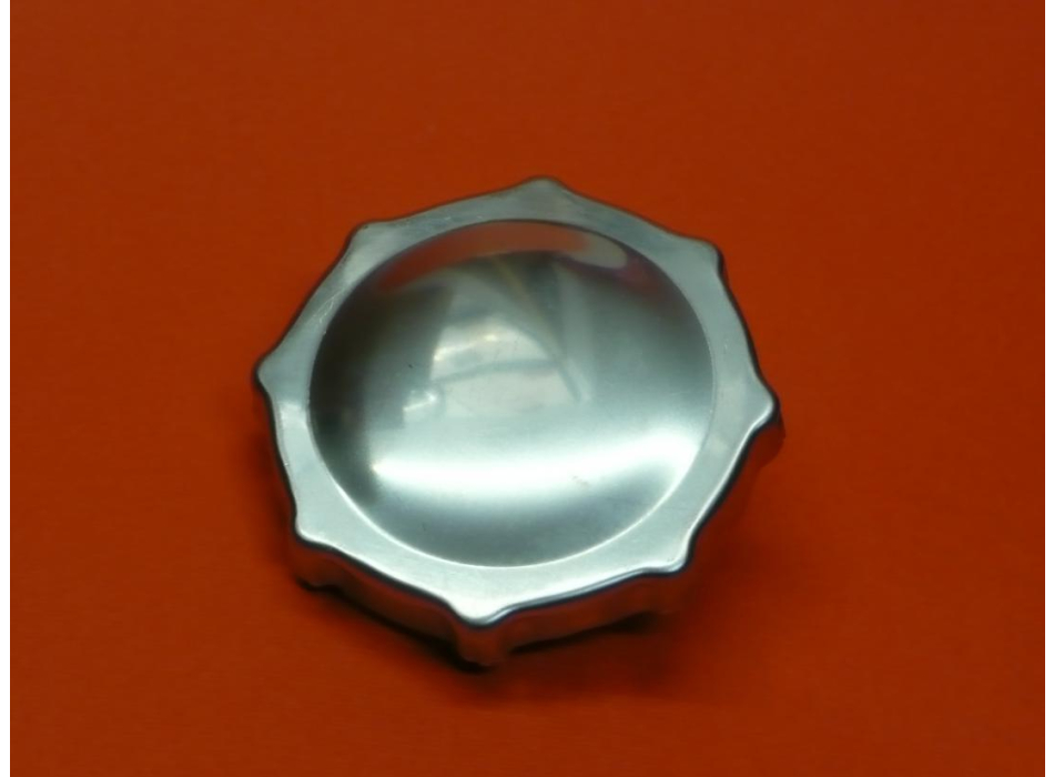 Chromed fuel cap for Ducati RT, replica similar to the original 